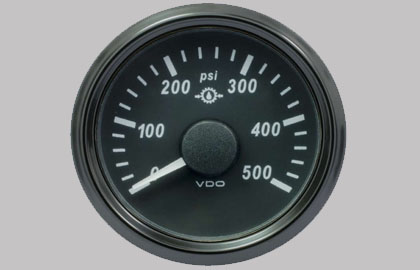 SingleViu Gear Oil Pressure Gauge 500PSI